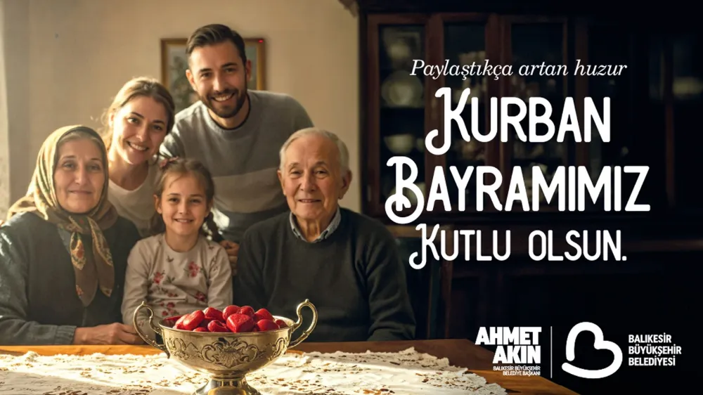 Kurban bayramınız kutlu olsun.