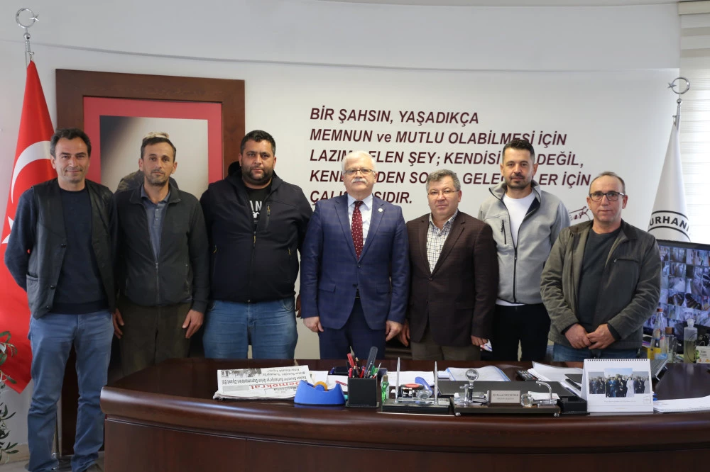 Başkan Deveciler’e Ziraat Odası Ziyareti