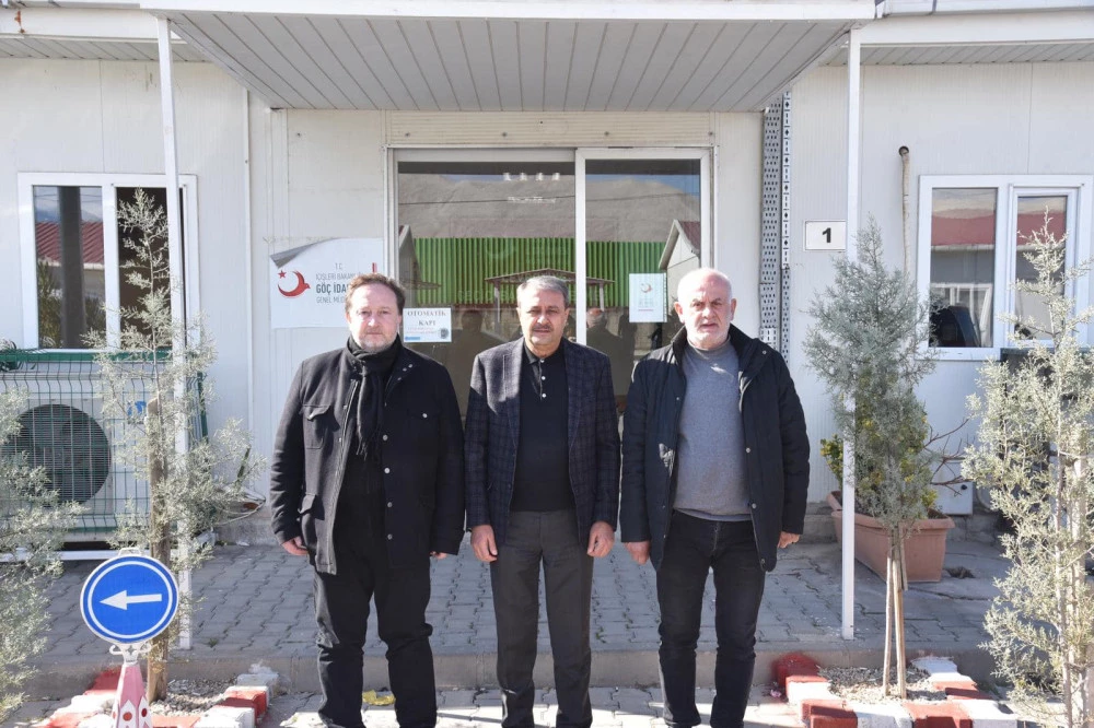 Başkan Orkan Deprem Bölgesinde Ziyaretlerini Sürdürdü